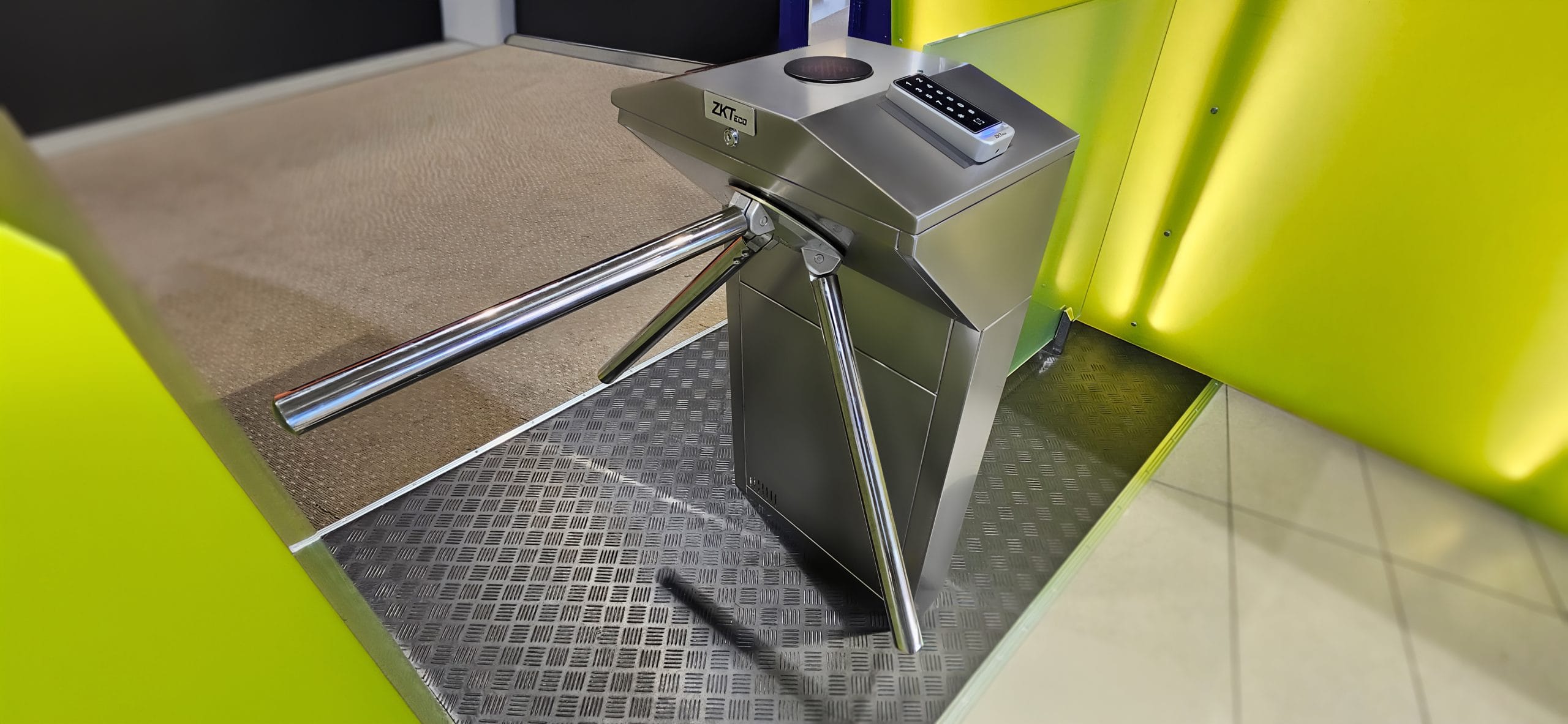 Northern Arena - Turnstile Installation - ZKTeco TS1000