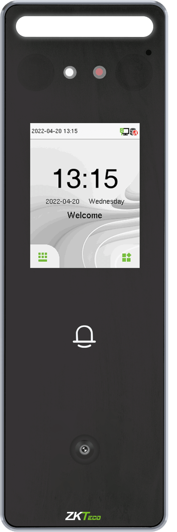 ZKTeco SpeedFace-V3L Touchless Facial Recognition Terminal with QR and ZKBio Zlink Support